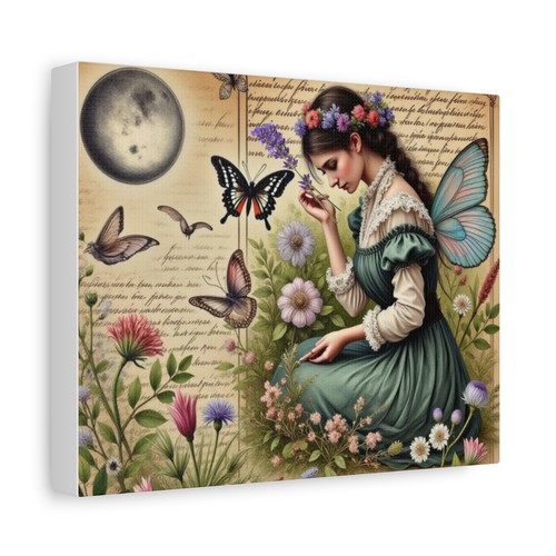Enchanting Vintage-Inspired Fairy Garden Art Print - for Garden - Boho Lovers - Picture 3 of 10