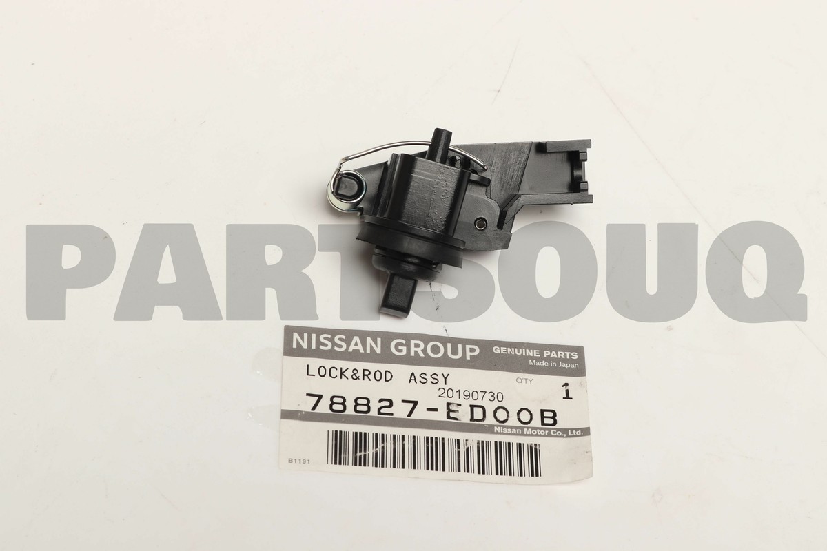 78827ED00B Genuine Nissan LOCK & ROD ASSY-FUEL LID 78827