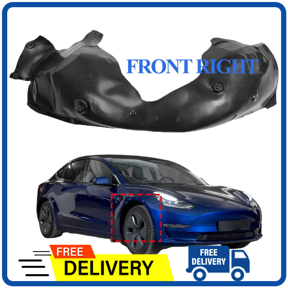 Fender Liner Splash Shield Guard Front Right For Tesla Model 3 1081582-00-C