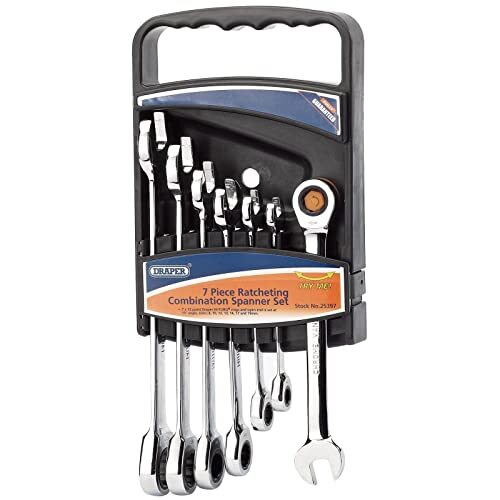 Draper 25397 - Set di chiavi metriche a combinazione Hi-Torq, 7 pezzi