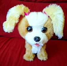 Hasbro FurReal Friends BOUNCY My Happy To See Me Puppy Tan Interactive Plush '11
