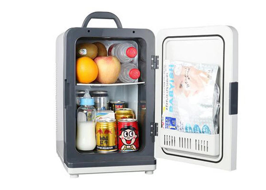 12V/220V 18L Mini Car Fridge Freezer Cooler Travel Refrigerator Cooler Box - Image 2 of 4