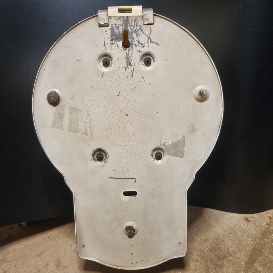 Vintage 1950s Cream Bakelite Smiths Enfield Kitchen Wall Clock Working