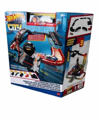 HOT WHEELS City Expansion Track Pack 10 Piece Set with Hot