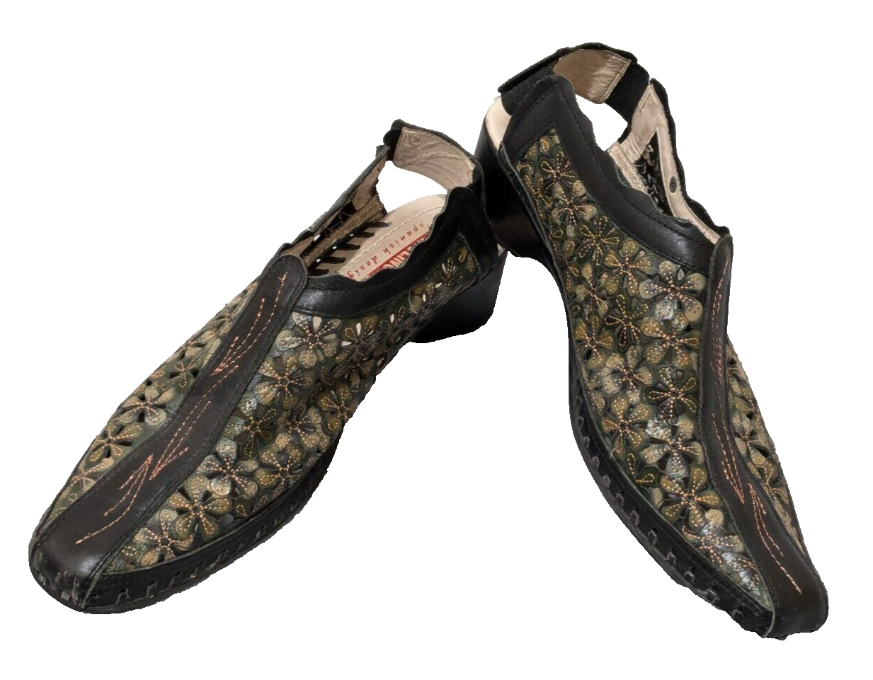 APL Sandali Pikolinos EU41 US 11 5 12 neri traforati design spagnolo