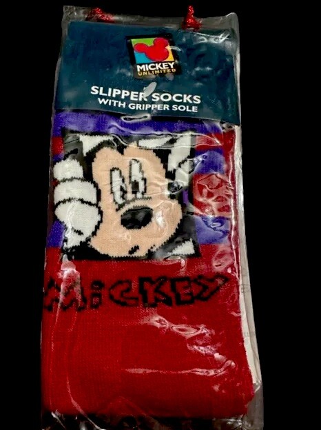 SAOLA Calze ciabatte Topolino vintage illimitate con suola gripper taglia unica