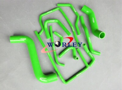 GREEN SILICONE RADIATOR HOSE KIT FOR SUBARU IMPREZA WRX/STI GDA/GDB EJ207 02-07