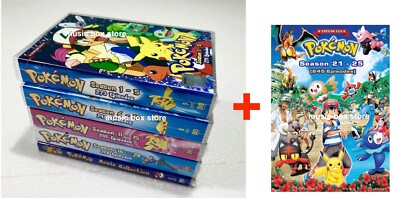 Pokemon (Season 1 - 25 + 21 Movie) ~ English Audio ~ DVD +