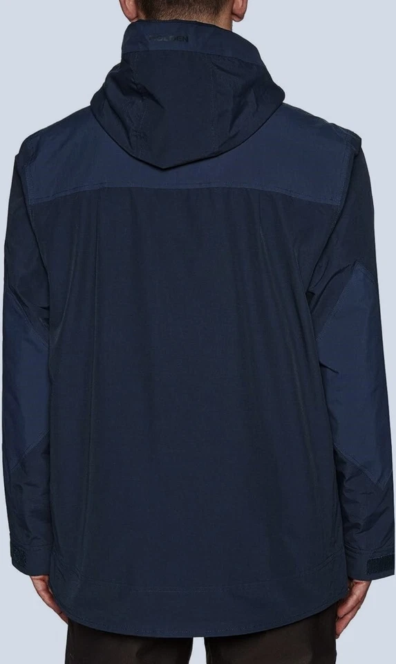 Chaqueta de nieve HOLDEN con capucha DECK para hombre - azul marino - grande - nueva con etiquetas Foto 4 de 4