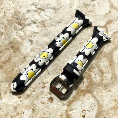 Daisy Slim Elegant Leather Band Strap for Huawei Watch GT 2 & GT 46mm Smartwatch