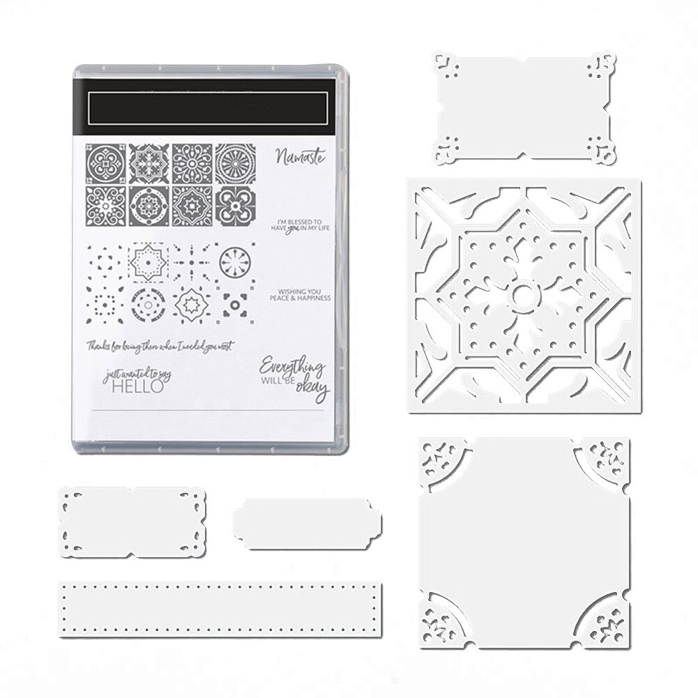 LF Metal Cutting Dies Stencil Stamp Series Embossing for DIY Craft (C