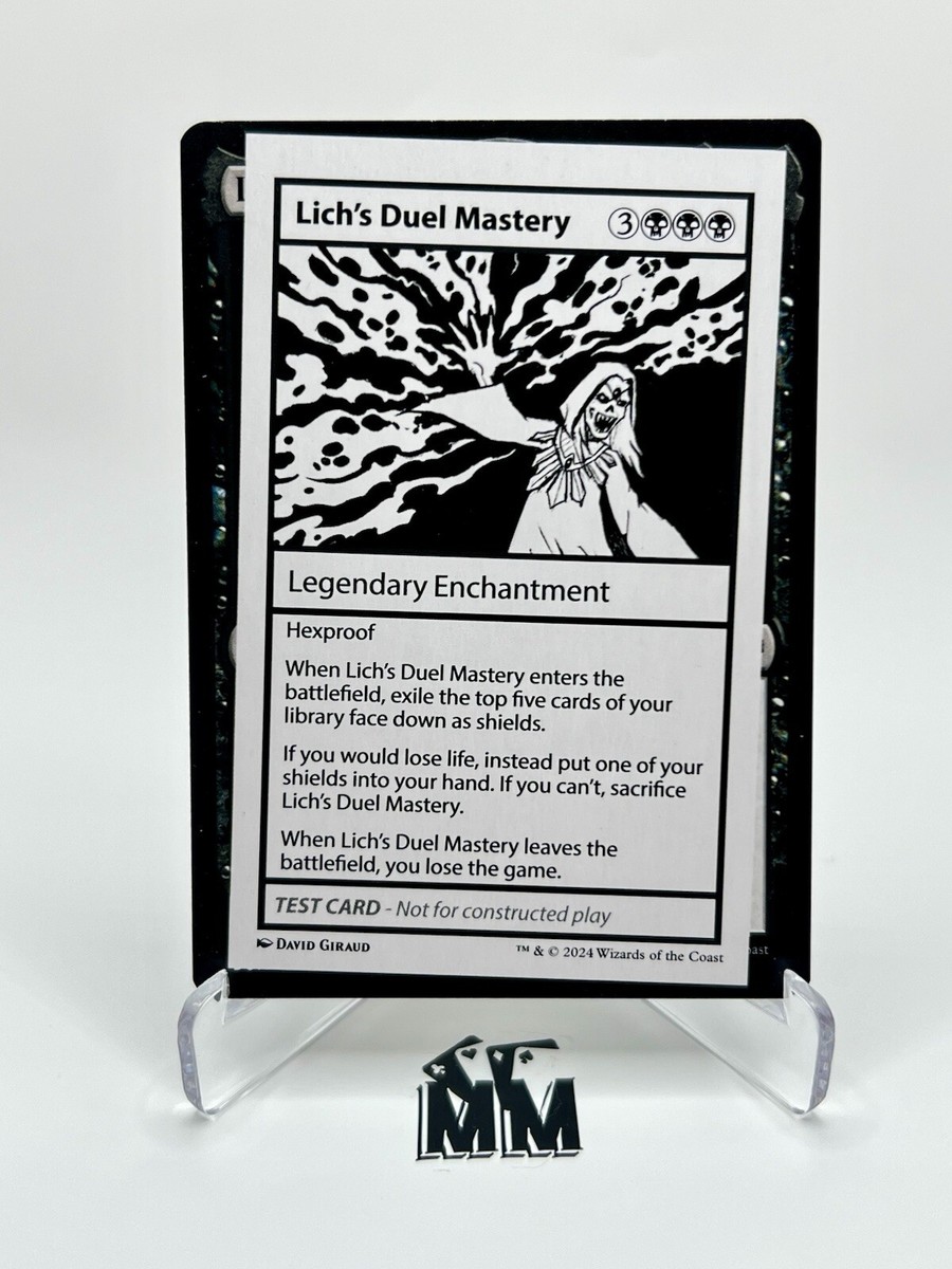 MTG Lich's Duel Mastery NM Mystery Booster 2 Playtest Cards | eBay