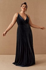 BHLDN Jenny Yoo Andi Velvet Wrap Dress Size 22