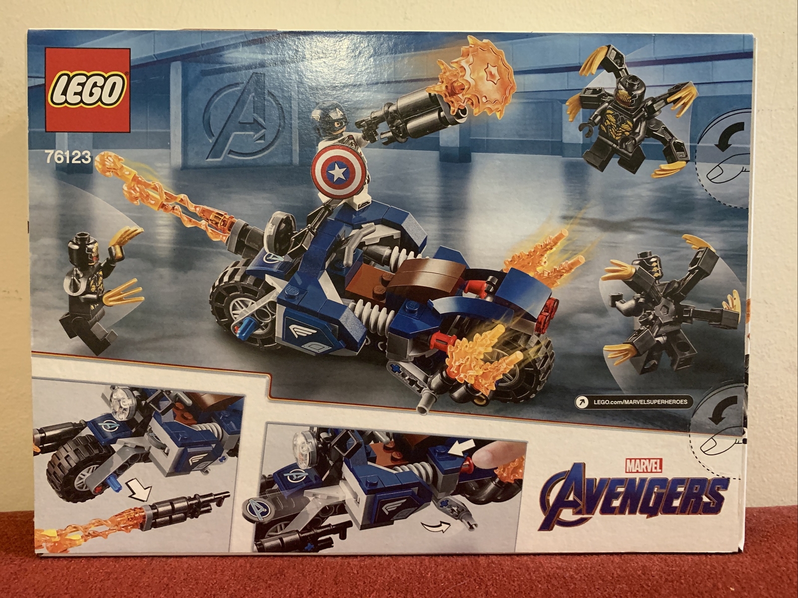 LEGO Captain America: Outriders Attack Super Heroes (76123