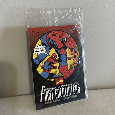 1995 Marvel Comics First Encounters Spider-Man VS Clone Card Kool Aid 4 of 6