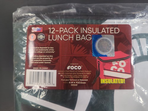 NCAA Michigan State Spartans Sacked Insulated Lunch Cooler Bag 12-Pack - Picture 2 of 3