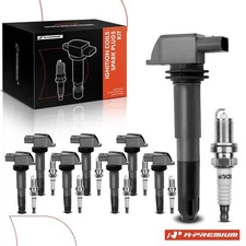 A-Premium 8x Ignition Coil & IRIDIUM Spark Plug Kits for Porsche Cayenne 03-06