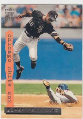1994 Chicago White Sox Stadium Club SUPER TEAM Insert Unredeemed #18 - Thomas