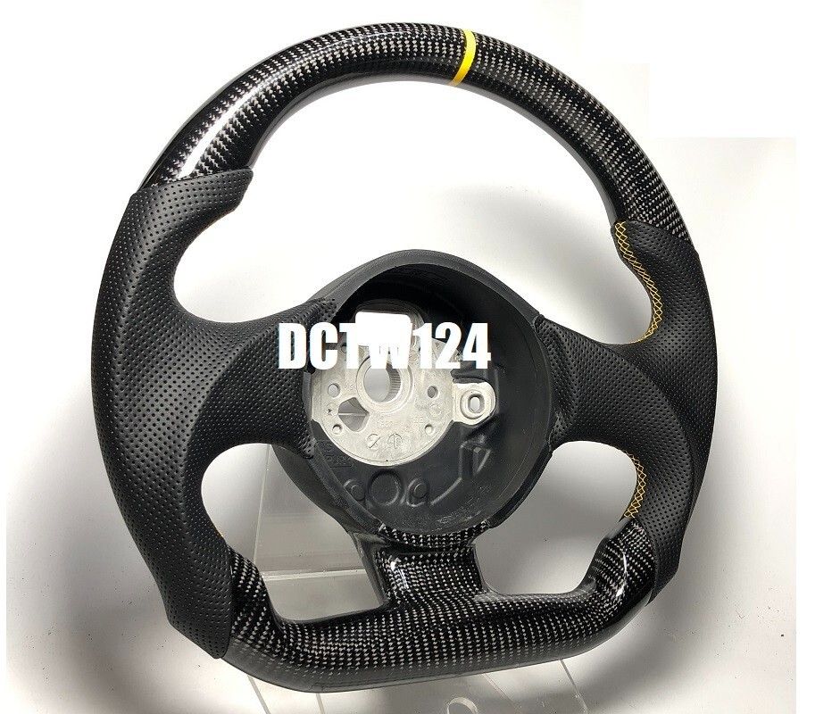 Real Carbon steering wheel Lamborghini Gallardo LP550 570 Yellow ring 03~13