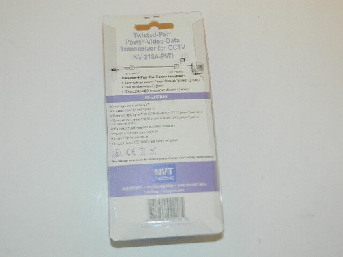 NUOVO RICETRASMETTITORE DATI VIDEO A DOPPINO INTRECCIATO NUOVO NVT NV-216A-PVD PER TVCC - Foto 2 di 2