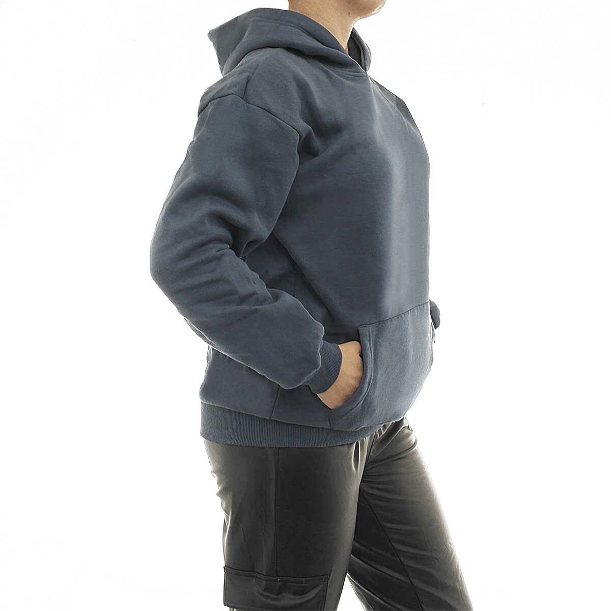 SACAI Felpa con cappuccio donna caldo tessuto non tessuto cappuccio pullover oversize borsa anteriore 7260