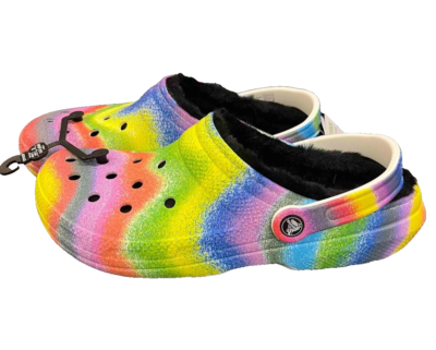 Crocs Classic Lined Spray Dye Men\'s Multi-Color Clogs Size 10 (Women\'s 12) CROCS | Shoes | Crocs Classic Lined Spray Dye Mens  main image 3