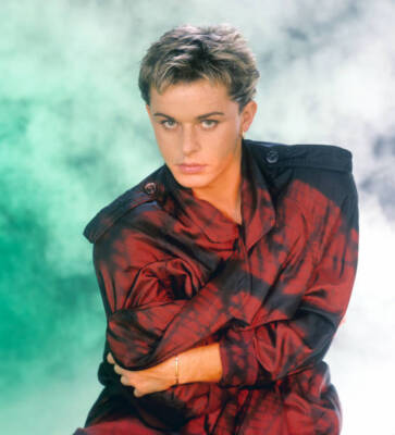 Den Harrow Italian pop star 1987 in Munich Germany OLD MUSIC PHOTO 12