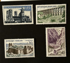 Timbres France Sér. Tour. 1960 , N°1235,1236,1237,1240 neufs**