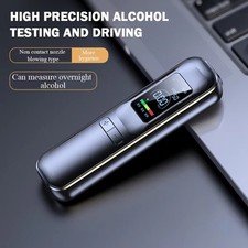 ABS PC Alcohol Tester Alcohols Detector Black LCD Screen Brand New High Quality