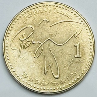 2008 Guatemala Quetzal KM# 284 Circulated Condition