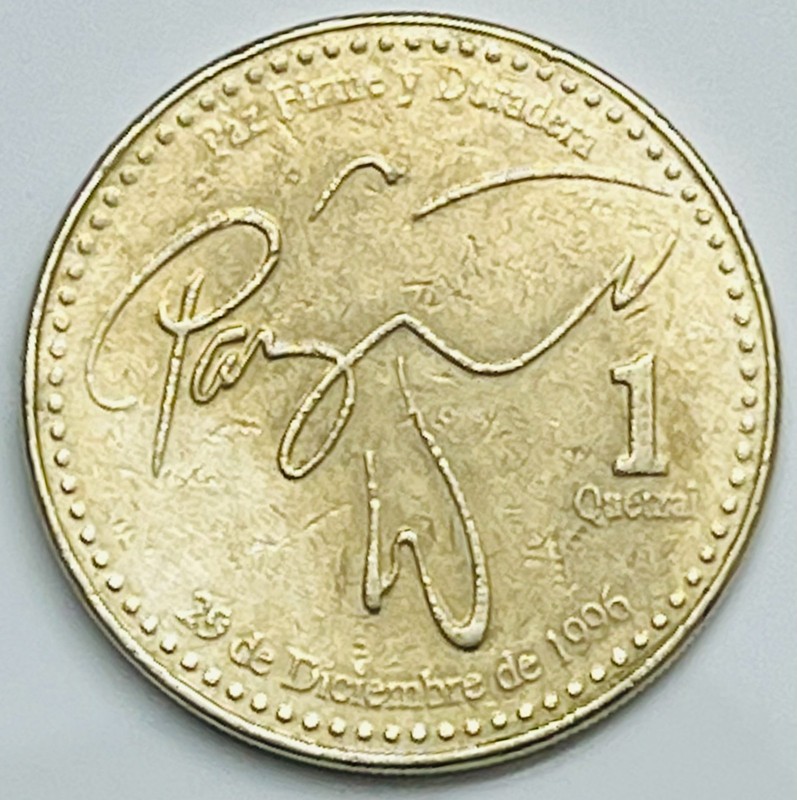 2008 Guatemala Quetzal KM# 284 Circulated Condition