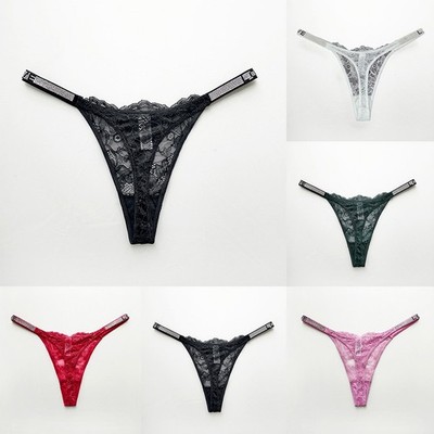 Weiblich Strings Für Frauen Kleidung Strass T Hose G-String Gürtel String