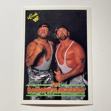 1990 Classic WWF Wrestling Bushwhackers Butch and Luke Card #15