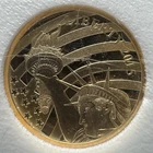 2015 Cook Islands $5 Liberty Gold Coin 1/10 Oz - .240 – READ DESCRIPTION -