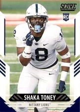 Shaka Toney 2021 Score RC #396 Penn State Nittany Lions