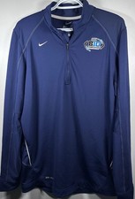 Nike Dri-Fit Big Ten 2014 Championship Quarter Zip Pullover Navy Size Small