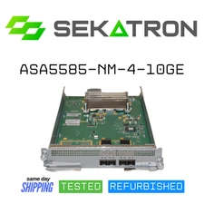 🧩 Cisco ASA5585-NM-4-10GE • 4× 10GbE SFP+ Network Module • Tested • ⚡FastShip