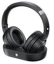 TV Headphones Wireless for Seniors / Privacy w Charging Base New Excellent Audio