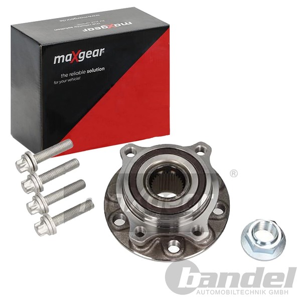 Maxgear RADLAGER-SATZ MIT ABS-SENSOR Vorne Hinten Passend FüR Alfa 159 Brera SPI-image