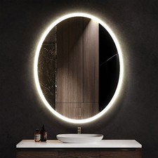 Ketcham ELL-2030 20" x 30" Ellipse LED Mirror Frosted Glass Edge Mirror