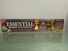 Essential Miswak Toothpaste Non Fluoride Herbal 5in1 Moringa Cinnamon Honey 6.5o