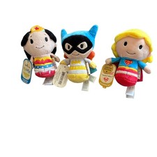 Hallmark DC Superhero Itty Bittys Plush Set Wonder Woman Batgirl Supergirl Limit