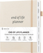 End of Life Planner, Guided Estate Planning Organizer with Tabs, Last Wish, Will