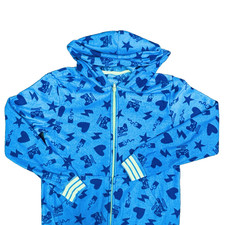 Cat and Jack Unisex Hooded One Piece Pajamas Size M 8/10 footless Fleece