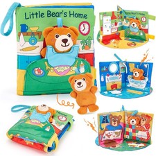 hahaland Baby Book for 1 Year Old - Small, Red, Blue, Green, Yellow, Pink