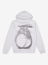 Ghibli Spirited Away Totoro White Hoodie Unisex medium/ M NWT front/back print