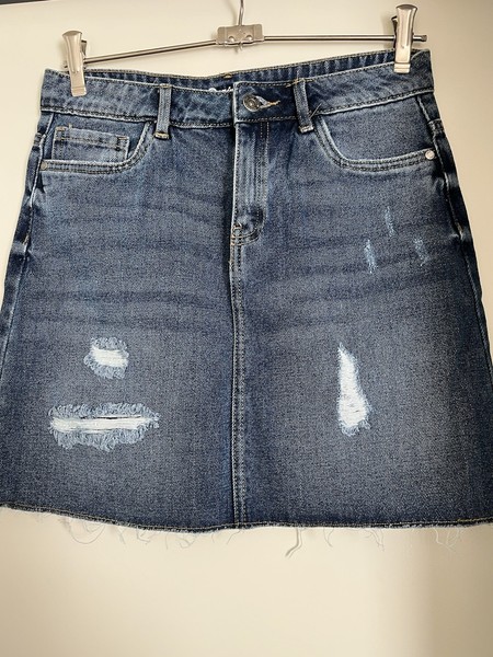 The 1964 Denim Company Women’s Denim Mini Skirt Size 6 - Blue Denim