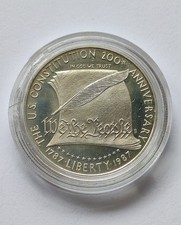 USA Monnaie 1 Dollar 200 ème Anniversaire de la Constitution 1987 S