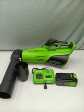 Greenworks BL40L814 Leaf Blower 730CFM 40v 5ah battery Plus Charger