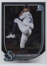 2025 Bowman Chrome Logan Gilbert #9 0b3
